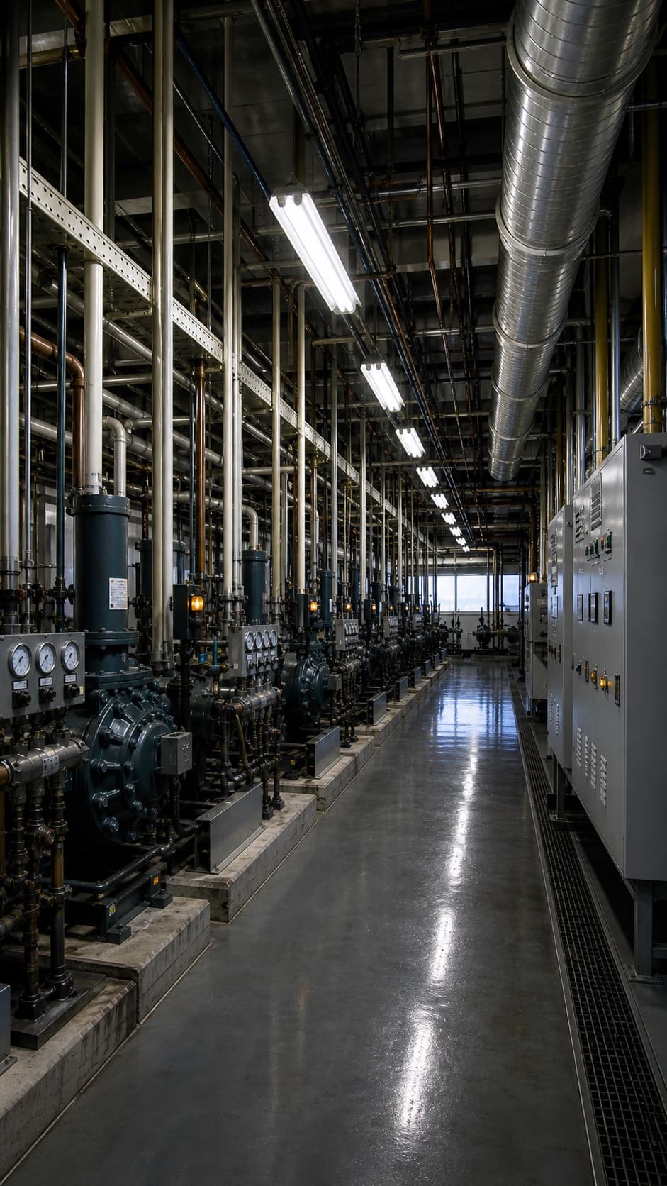 A working refrigeration plant — the regulated environment Glaciq is built around.